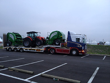 Transport d'engins agricoles