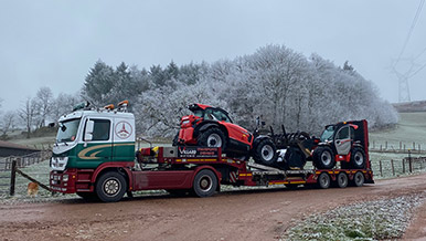 Transport d'engins pour l'agriculture en Loire et Rhône-Alpes