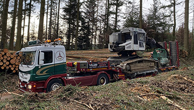 Transport exceptionnel véhicules et matériels destinés au travail en forêt