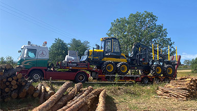 Transport exceptionnel véhicules et matériels destinés au travail en forêt